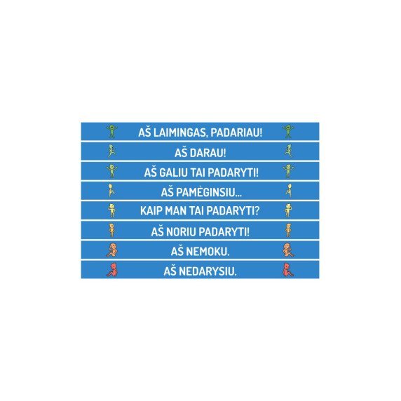 SĖKMĖS LAIPTAI Įtraukieji laiptų lipdukai