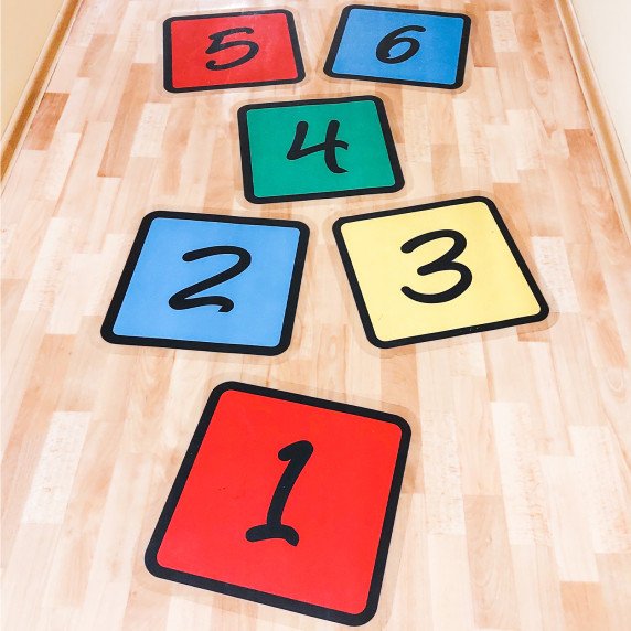 KLASĖS Grindų lipdukas žaidimams