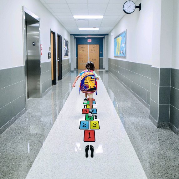 KLASĖS Grindų lipdukas žaidimams