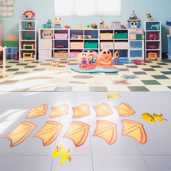 ŽAIDIMAS „ANČIUKAI“ Lipdukas grindims