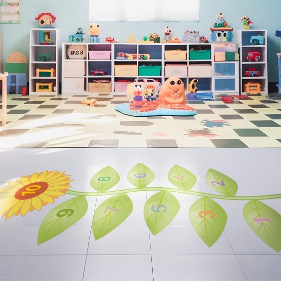 SAULĖGRĄŽA Grindų lipdukas žaidimams