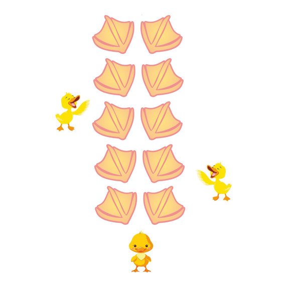 ŽAIDIMAS „ANČIUKAI“ Lipdukas grindims