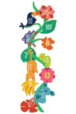 ŠUOLIUKAI TROPIKUOSE Grindų lipdukas žaidimams ŠUOLIUKAI TROPIKUOSE Grindų lipdukas žaidimams