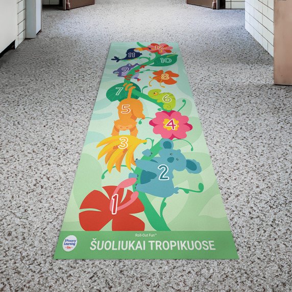 ŠUOLIUKAI TROPIKUOSE Roll-Out FUN® kilimas