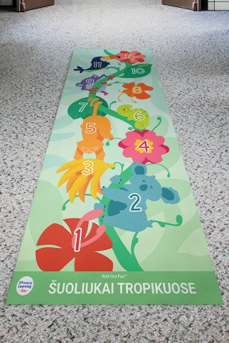 ŠUOLIUKAI TROPIKUOSE Roll-Out FUN® kilimas