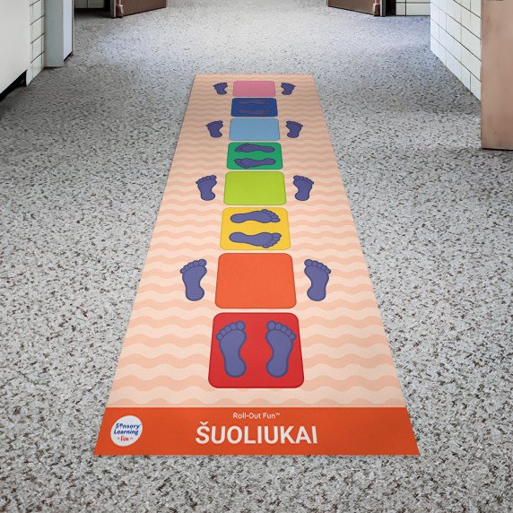 ŠUOLIUKAI Roll-Out FUN® edukacinis-orientacinis kilimas