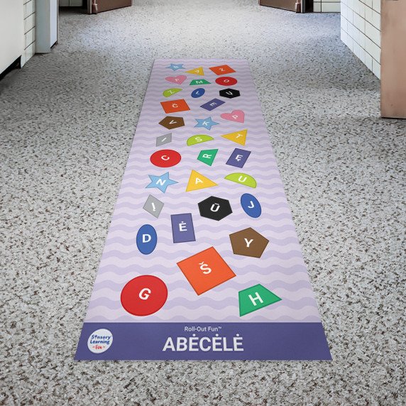 ABĖCĖLĖ Roll-Out FUN® įtraukaus ugdymo kilimas