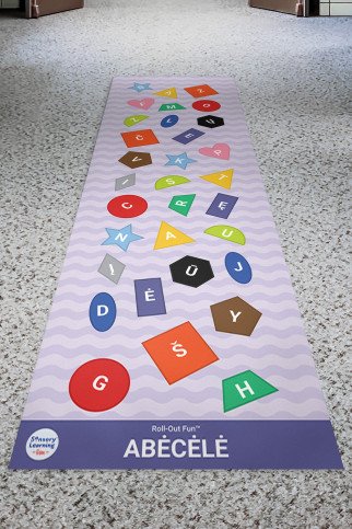 ABĖCĖLĖ Roll-Out FUN® įtraukaus ugdymo kilimas ABĖCĖLĖ Roll-Out FUN® įtraukaus ugdymo kilimas