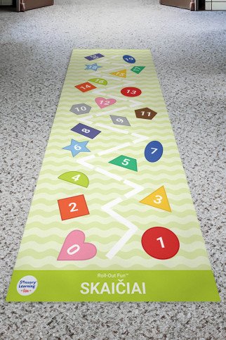 SKAIČIAI Roll-Out FUN® lavinimo ir ugdymo kilimas SKAIČIAI Roll-Out FUN® lavinimo ir ugdymo kilimas