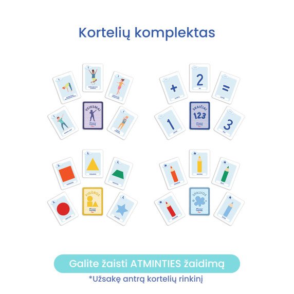 SKAIČIAI Roll-Out FUN® lavinimo ir ugdymo kilimas