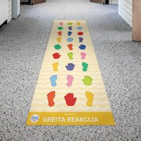 GREITA REAKCIJA Roll-Out FUN® orientacinis kilimas