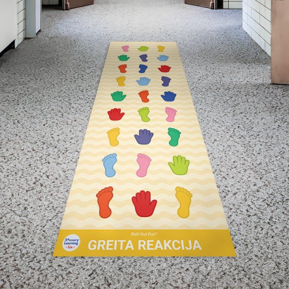 GREITA REAKCIJA Roll-Out FUN® orientacinis kilimas