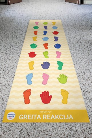 GREITA REAKCIJA Roll-Out FUN® orientacinis kilimas GREITA REAKCIJA Roll-Out FUN® orientacinis kilimas