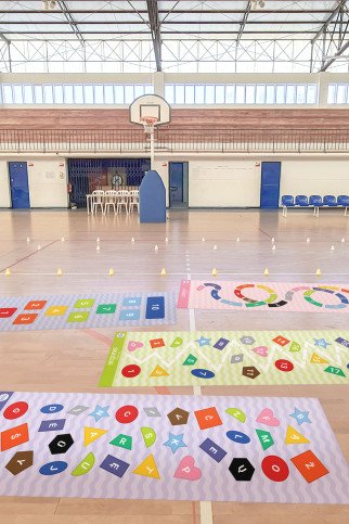 ĮTRAUKUSIS MOKYMASIS Roll-Out FUN® kilimų rinkinys (4vnt.)