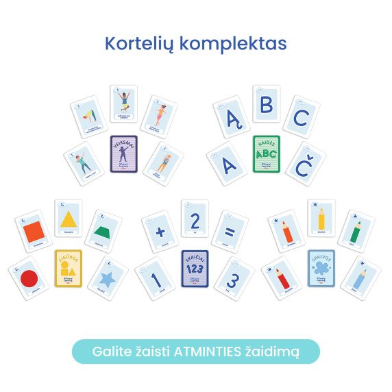 ĮTRAUKUSIS MOKYMASIS Roll-Out FUN® kilimų rinkinys (4vnt.)