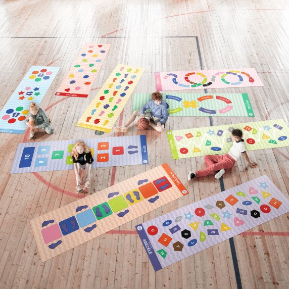 MEGA Roll-Out FUN® DIDELIŲ kilimų rinkinys (9vnt.)