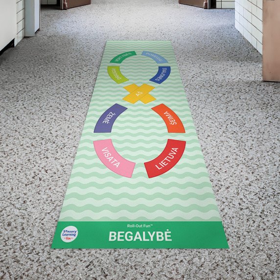 BEGALYBĖ Roll-Out FUN® edukacinis - terapinis kilimas