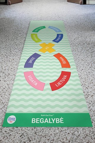 BEGALYBĖ Roll-Out FUN® edukacinis - terapinis kilimas BEGALYBĖ Roll-Out FUN® edukacinis - terapinis kilimas