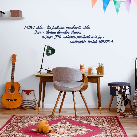 Kerinti muzika Interjero lipdukas ugdymo įstaigai