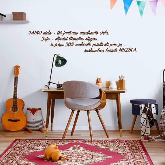 Kerinti muzika Interjero lipdukas ugdymo įstaigai