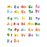 ILIUSTRUOTA LIETUVIŲ KALBOS ABĖCĖLĖ Edukaciniai sienų lipdukai