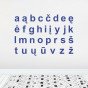 ABĖCĖLĖ MAŽOSIOS RAIDĖS Edukaciniai sienų lipdukai