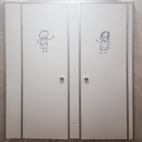 PERSIRENGIMO KAMBARIO / WC ŽYMĖJIMO LIPDUKAI