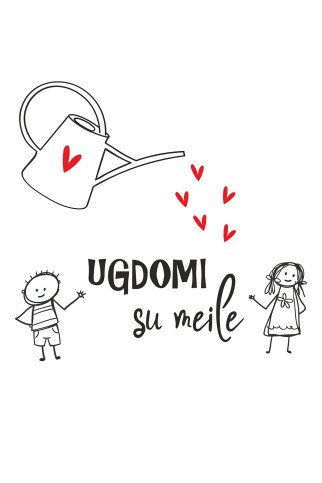 UGDOMI SU MEILE Interjero lipdukai