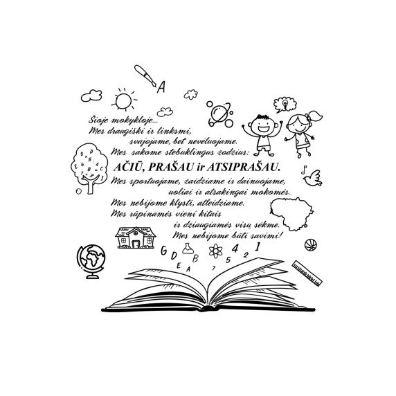 MŪSŲ MOKYKLOJE Vaikų elgesio taisyklės