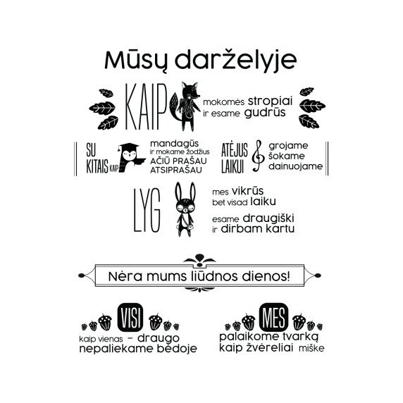 VAIKŲ ELGESIO SUSITARIMAI