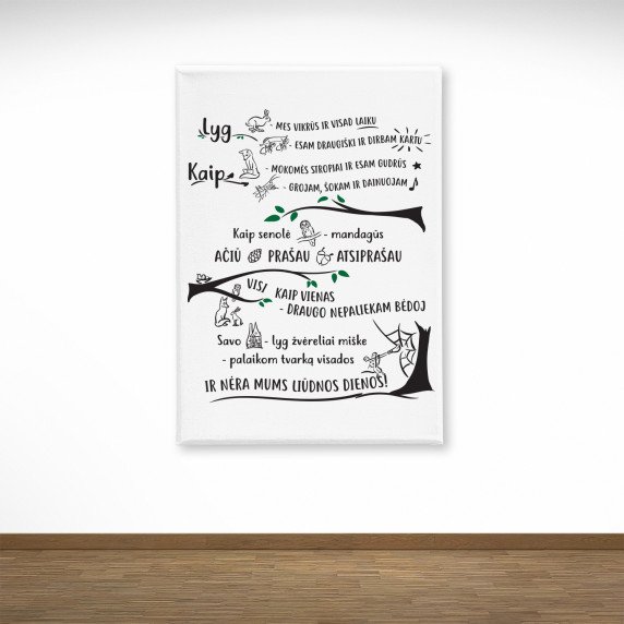 VAIKŲ SUSITARIMAI Paveikslas ant drobės