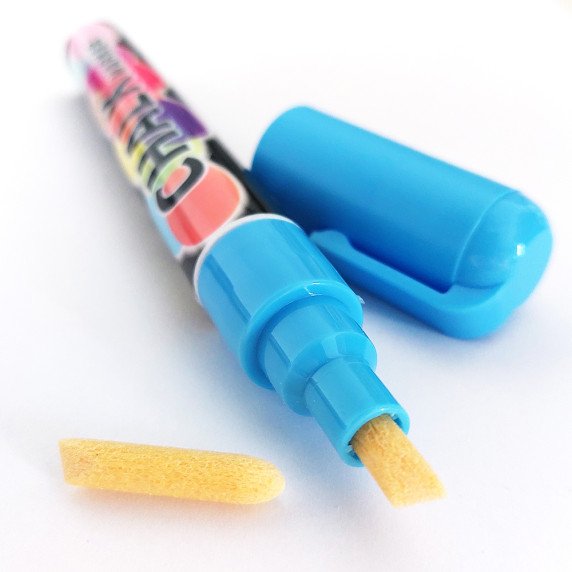 Kreidinis markeris / žymeklis   6 mm storio / 8 vnt.