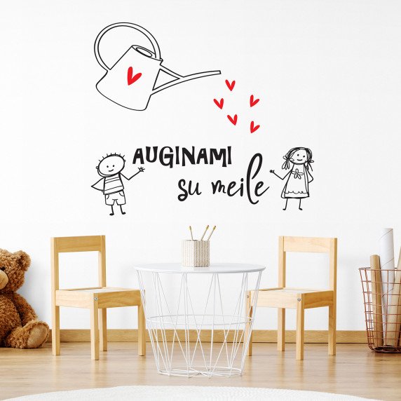 AUGINAMI SU MEILE Interjero lipdukai