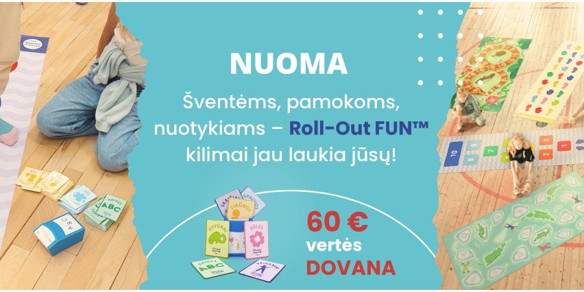 Roll-Out FUN® kilimų NUOMA