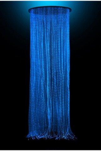 Apvali sensorinė šviesos užuolaida 60 cm.