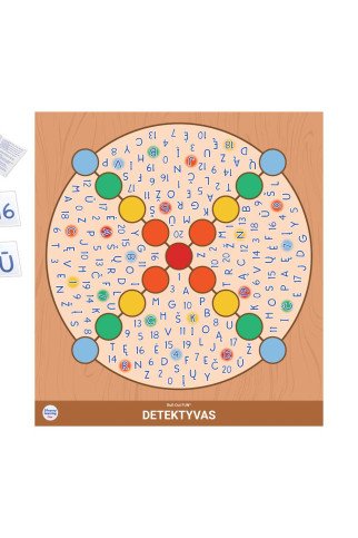 DETEKTYVAS Roll-Out FUN® kilimas su lavinamosiomis kortelėmis DETEKTYVAS Roll-Out FUN® kilimas su lavinamosiomis kortelėmis