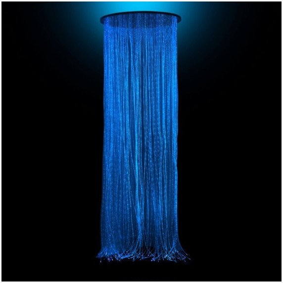 Didelė apvali šviesolaidžių užuolaida 80 cm