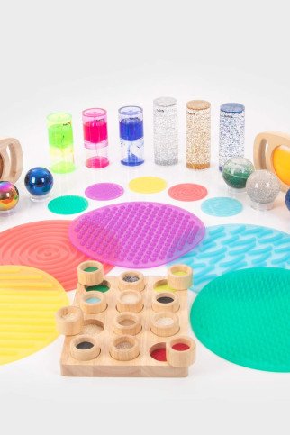 Didelis sensorinių priemonių rinkinys