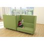 Garsą slopinanti sofa