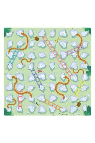 GYVATĖS IR KOPĖČIOS Grindų lipdukas žaidimams GYVATĖS IR KOPĖČIOS Grindų lipdukas žaidimams