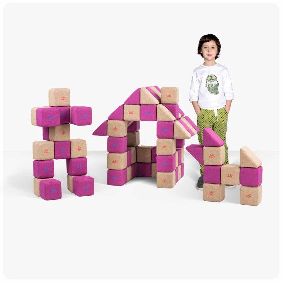 JOLLYHEAP „BASIC" Magnetiniai blokeliai (100 vnt.)