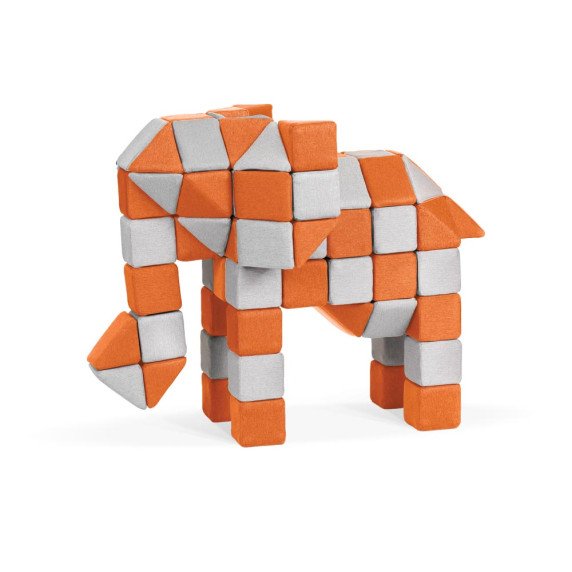 JOLLYHEAP „CREATIVE" Minkštos magnetinės kaladėlės (100 vnt.)