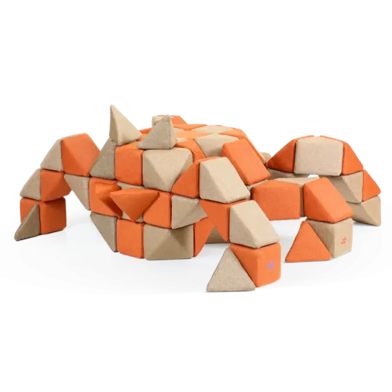 JOLLYHEAP „CREATIVE" Minkštos magnetinės kaladėlės (100 vnt.)
