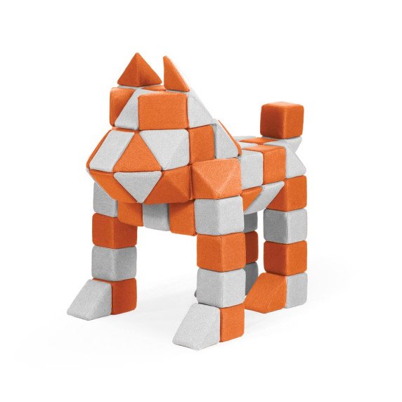 JOLLYHEAP „CREATIVE" Minkštos magnetinės kaladėlės (100 vnt.)