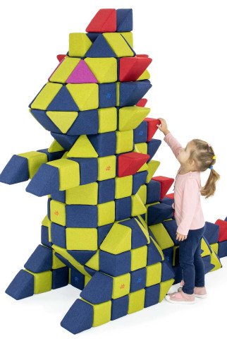 JOLLYHEAP „FUN" Didelis magnetinių kaladėlių rinkinys (300 vnt.)