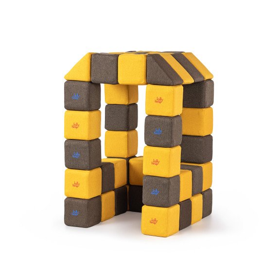 JOLLYHEAP „MEDIUM" Magnetinių kaladėlių rinkinys (50 vnt.)