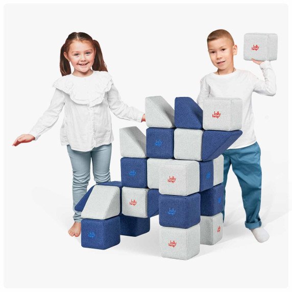 JOLLYHEAP „MINI" Magnetinių kaladėlių rinkinys (24 vnt.)