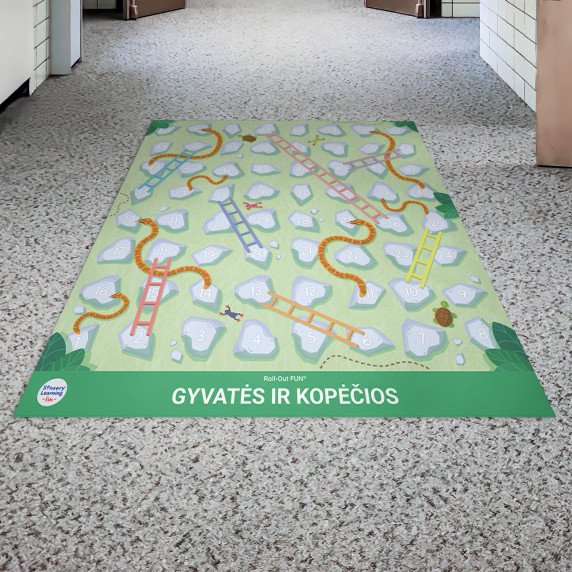 GYVATĖS IR KOPĖČIOS Roll-Out FUN® kilimas