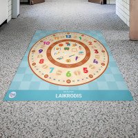 LAIKRODIS Roll-Out FUN® laiko pažinimo kilimas