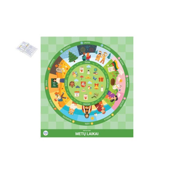 METŲ LAIKAI Roll-Out FUN® mokomasis kilimas